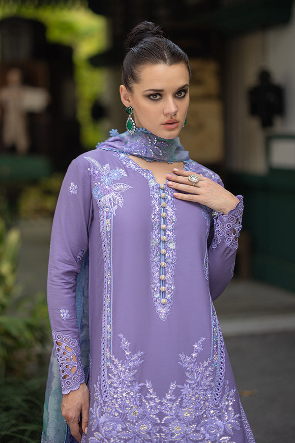 Mushq Orient Express Embroidered Lawn Unstitched 3Pc Suit MSF-05 Adeline