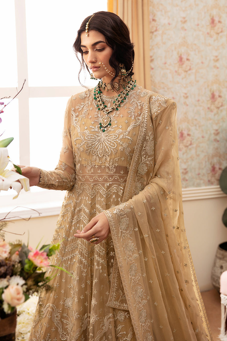 Ayzel The Whispers of Grandeur Unstitched Chiffon 3Pc Suit ADK-V1-01