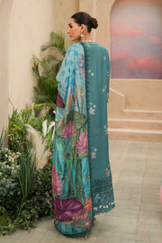 Afrozeh The Painted Garden Unstitched Lawn 3Pc Suit AEF-24-V1-01