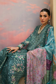 Afrozeh The Painted Garden Unstitched Lawn 3Pc Suit AEF-24-V1-01