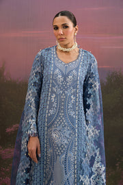Afrozeh The Painted Garden Unstitched Lawn 3Pc Suit AEF-24-V1-07