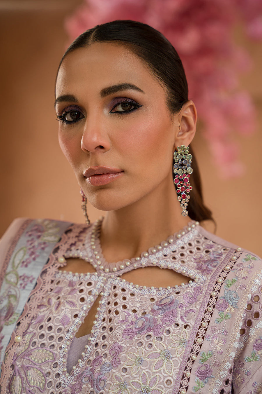Afrozeh The Painted Garden Unstitched Lawn 3Pc Suit AEF-24-V1-09
