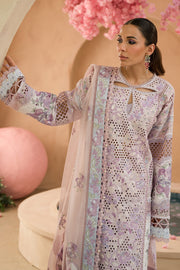 Afrozeh The Painted Garden Unstitched Lawn 3Pc Suit AEF-24-V1-09