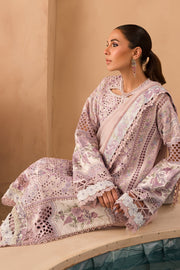 Afrozeh The Painted Garden Unstitched Lawn 3Pc Suit AEF-24-V1-09