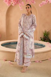 Afrozeh The Painted Garden Unstitched Lawn 3Pc Suit AEF-24-V1-09
