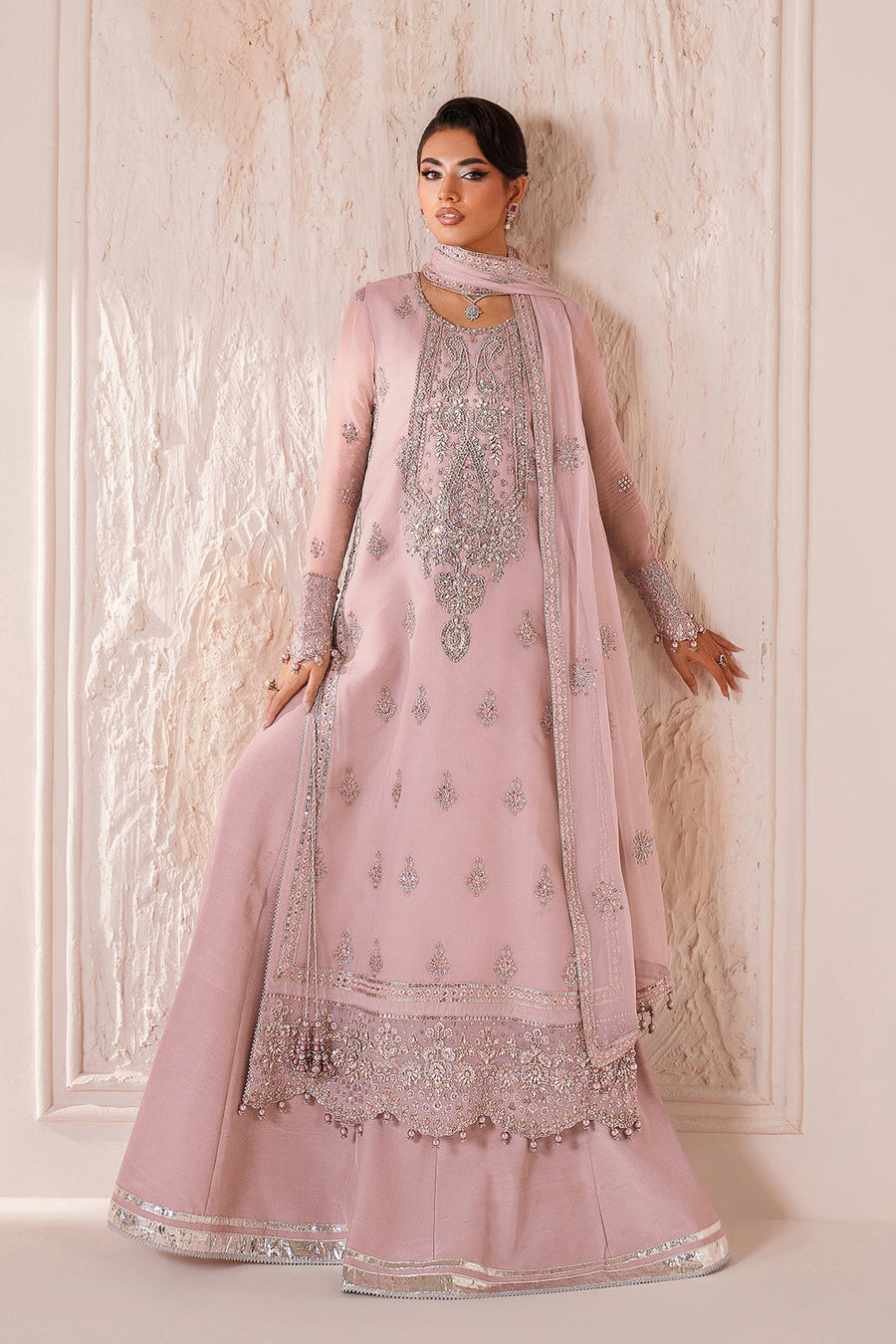 Alizeh Aymal Embroidered Chiffon Unstitched 3Pc Suit AF-BHM-4066-June