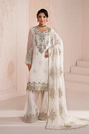 Alizeh Aymal Embroidered Chiffon Unstitched 3Pc Suit AF-BHM-4067-Zeba