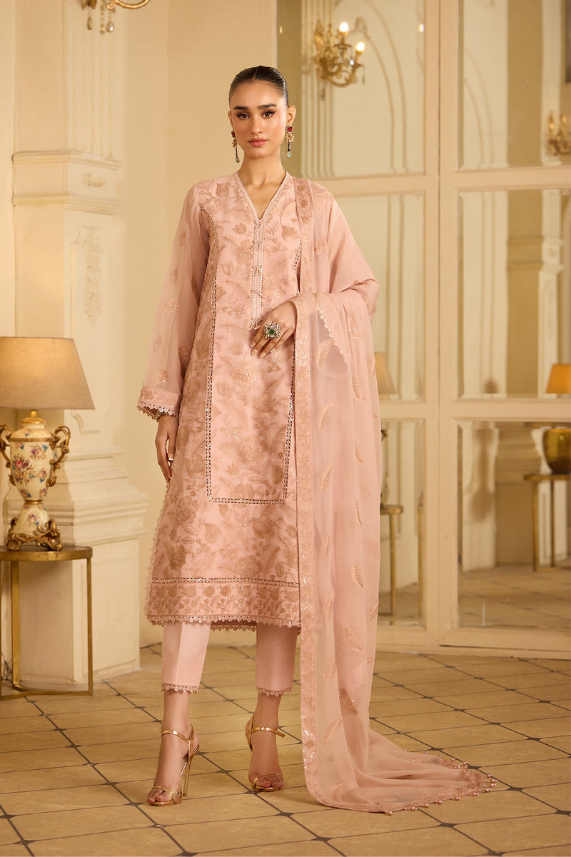 Alizeh Formals Embroidered Chiffon Unstitched 3Pc Suit AF-CH-2248-Ebrah