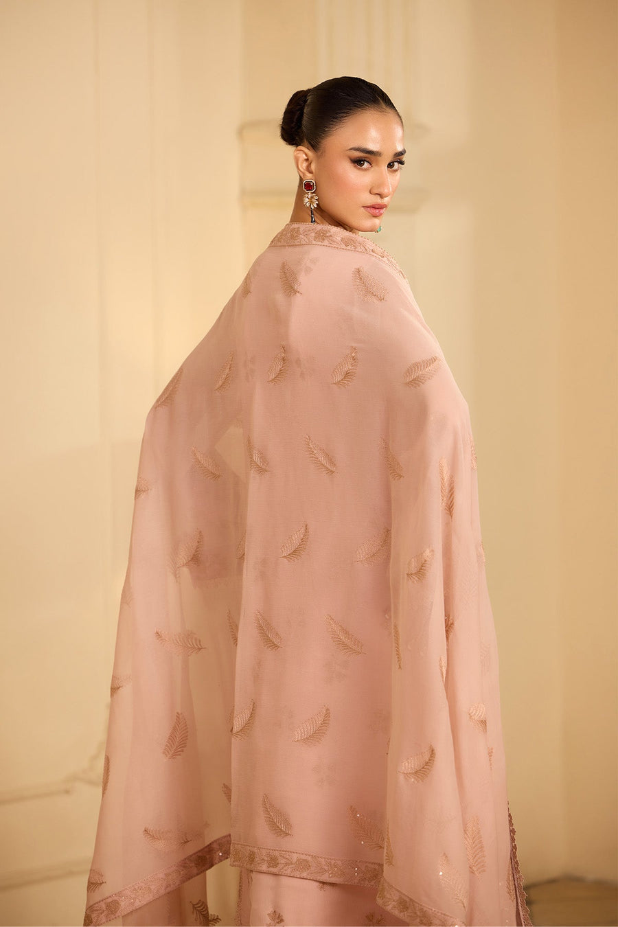 Alizeh Formals Embroidered Chiffon Unstitched 3Pc Suit AF-CH-2248-Ebrah