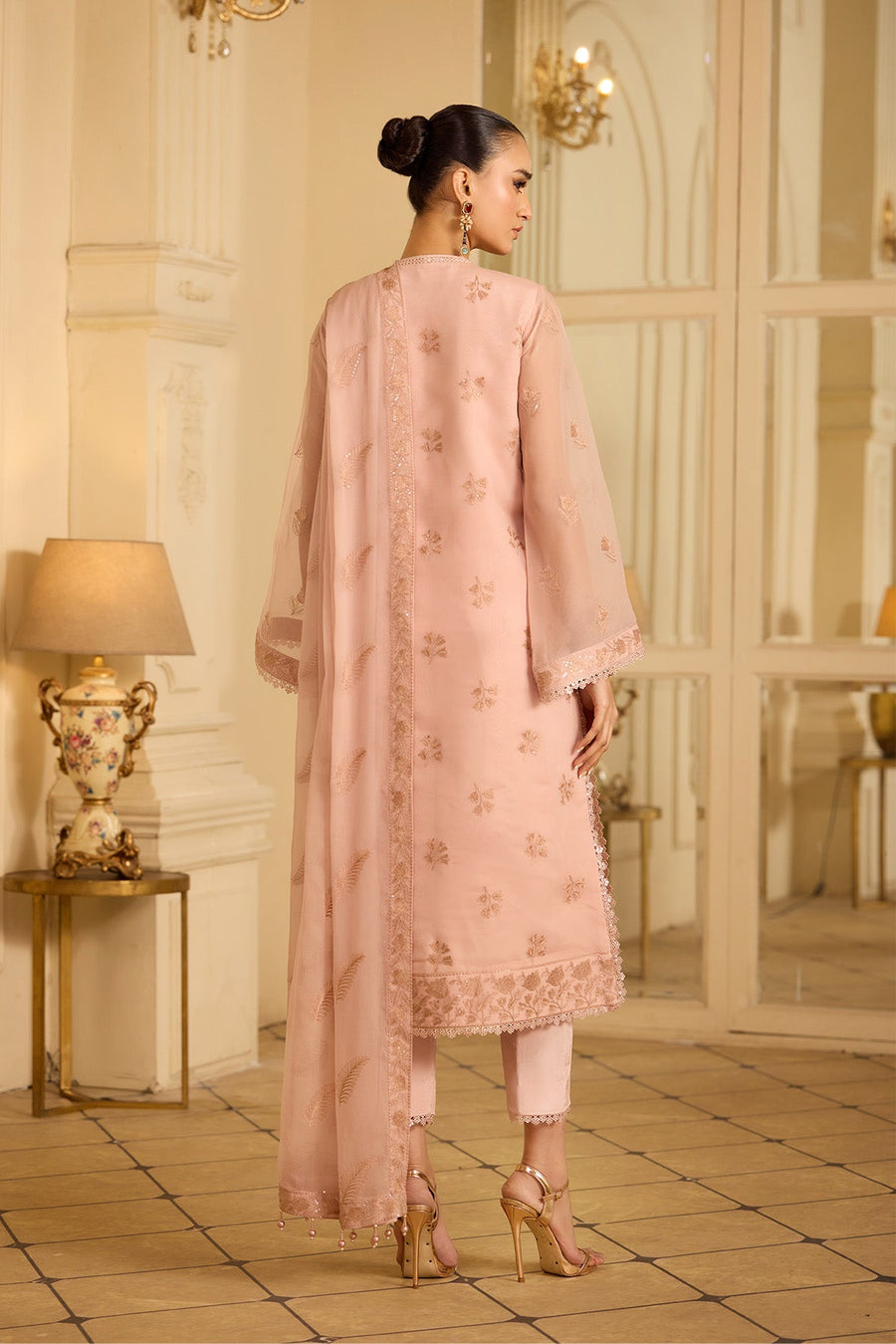 Alizeh Formals Embroidered Chiffon Unstitched 3Pc Suit AF-CH-2248-Ebrah