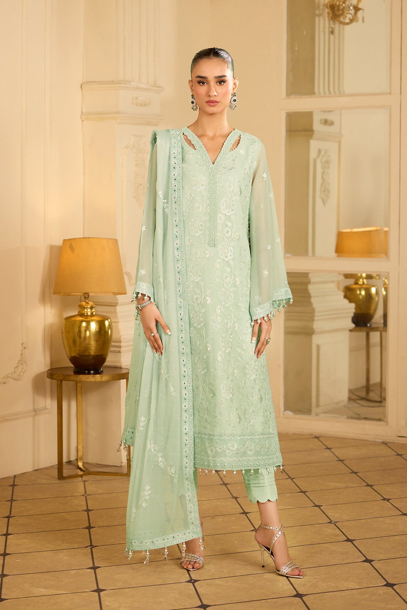 Alizeh Formals Embroidered Chiffon Unstitched 3Pc Suit AF-CH-2252-Zehnora