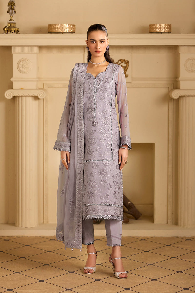 Alizeh Formals Embroidered Chiffon Unstitched 3Pc Suit AF-CH-2253-Insha