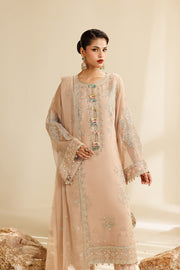 Alizeh Sireine Embroidered Chiffon Unstitched 3Pc Suit AF-CH-2288-Dune