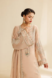 Alizeh Sireine Embroidered Chiffon Unstitched 3Pc Suit AF-CH-2288-Dune