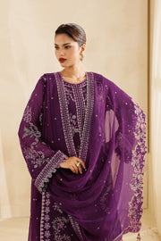 Alizeh Sireine Embroidered Chiffon Unstitched 3Pc Suit AF-CH-2299-Cascade