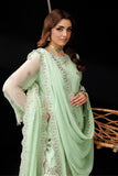 Dua by Alizeh Fashion Embroidered Chiffon Unstitched 3Pc Suit AF-DUA-3038-Opaline
