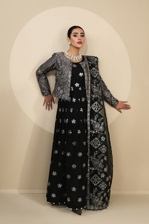 Alizeh Fashion Embroidered Silk Unstitched 3Pc Suit AF-UF-9025-NAAZ