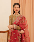 Xenia Formals Unstitched Luxury Embroidered Chiffon 3Pc Suit - AFAK