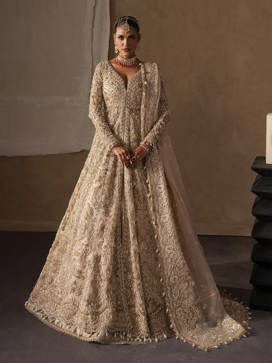 Afrozeh Embroidered Luxury Bridal Unstitched 3Pc Suit AFB-25-01 CATARINE