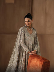 Afrozeh Embroidered Luxury Bridal Unstitched 3Pc Suit AFB-25-03 BEACTRICE