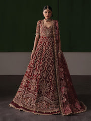 Afrozeh Embroidered Luxury Bridal Unstitched 3Pc Suit AFB-25-05 ROSALINE