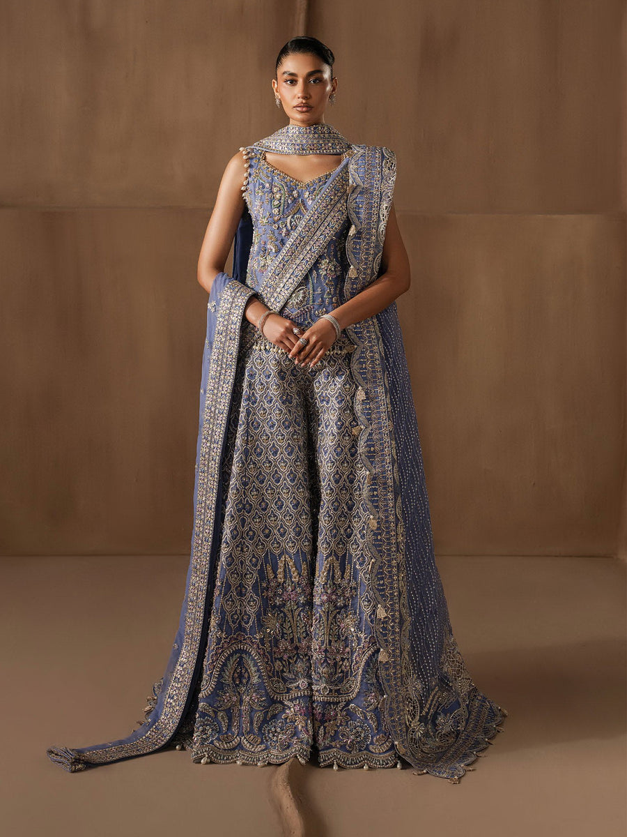 Afrozeh Embroidered Luxury Bridal Unstitched 3Pc Suit AFB-25-06 ARABELLA