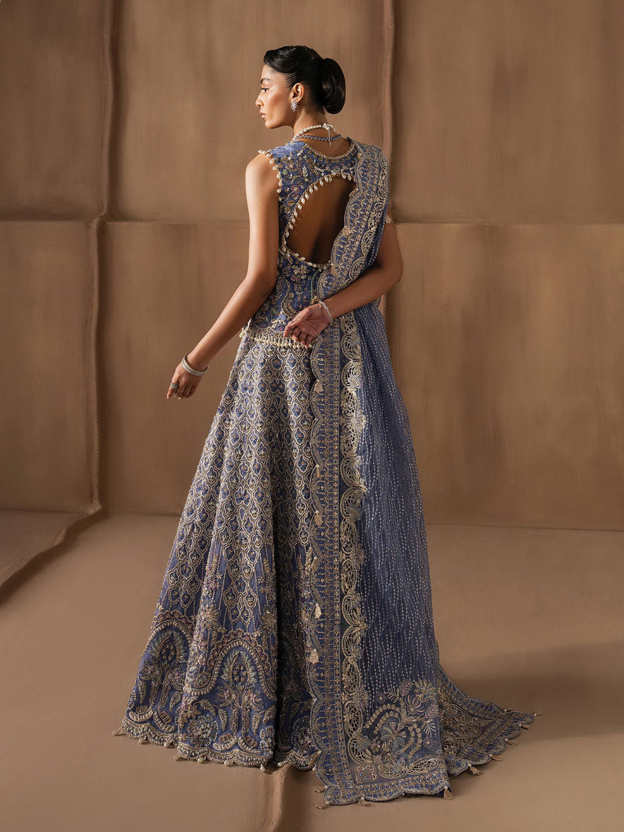 Afrozeh Embroidered Luxury Bridal Unstitched 3Pc Suit AFB-25-06 ARABELLA