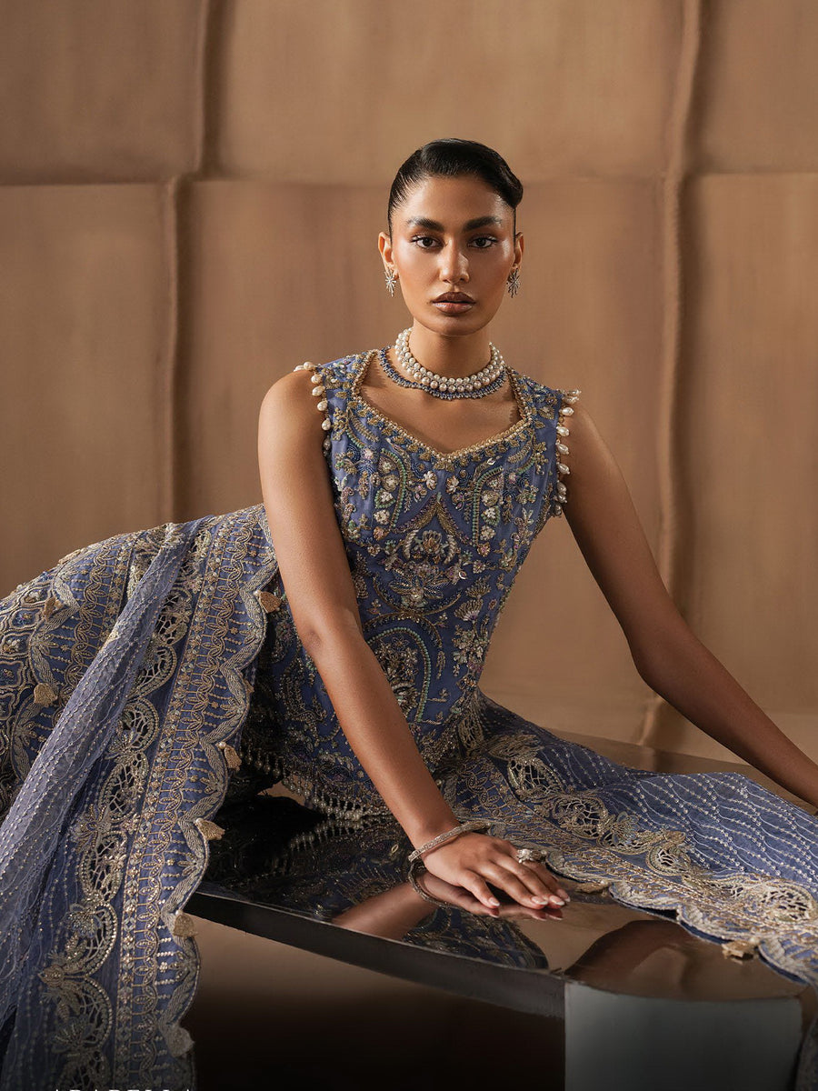 Afrozeh Embroidered Luxury Bridal Unstitched 3Pc Suit AFB-25-06 ARABELLA