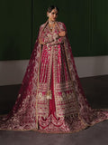 Afrozeh Embroidered Luxury Bridal Unstitched 3Pc Suit AFB-25-08 OPHELIA