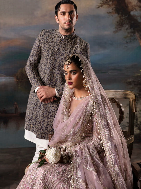Afrozeh The Brides Unstitched Wedding Formal 3Pc Suit AFB-V1-04 Isabella