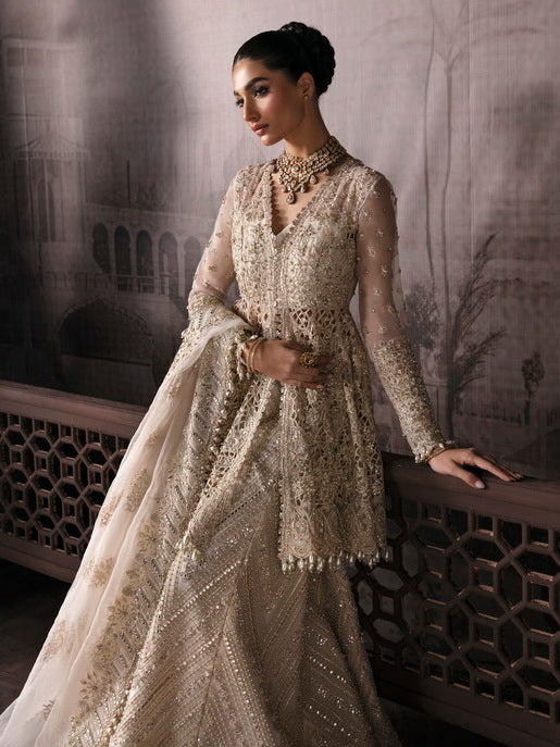 Afrozeh The Brides Unstitched Wedding Formal 3Pc Suit AFB-V1-08 Helena