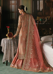 Afrozeh Shehnai Hand Work Tissue Zari Unstitched 3Pc Suit AFR-0151 Aabroo