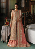 Afrozeh Shehnai Hand Work Tissue Zari Unstitched 3Pc Suit AFR-0151 Aabroo