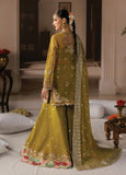 Afrozeh Shehnai Hand Work Organza Unstitched 3Pc Suit AFR-0152 Zarminay
