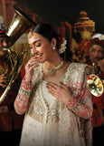 Afrozeh Shehnai Hand Work Net Unstitched 3Pc Suit AFR-0154 Rang-E-Wafa