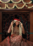 Afrozeh Shehnai Hand Work Organza Unstitched 3Pc Suit AFR-0157 Rukhsan