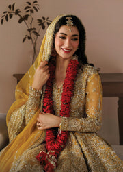 Afrozeh Shehnai Hand Work Organza Unstitched 3Pc Suit AFR-0159 Aylin