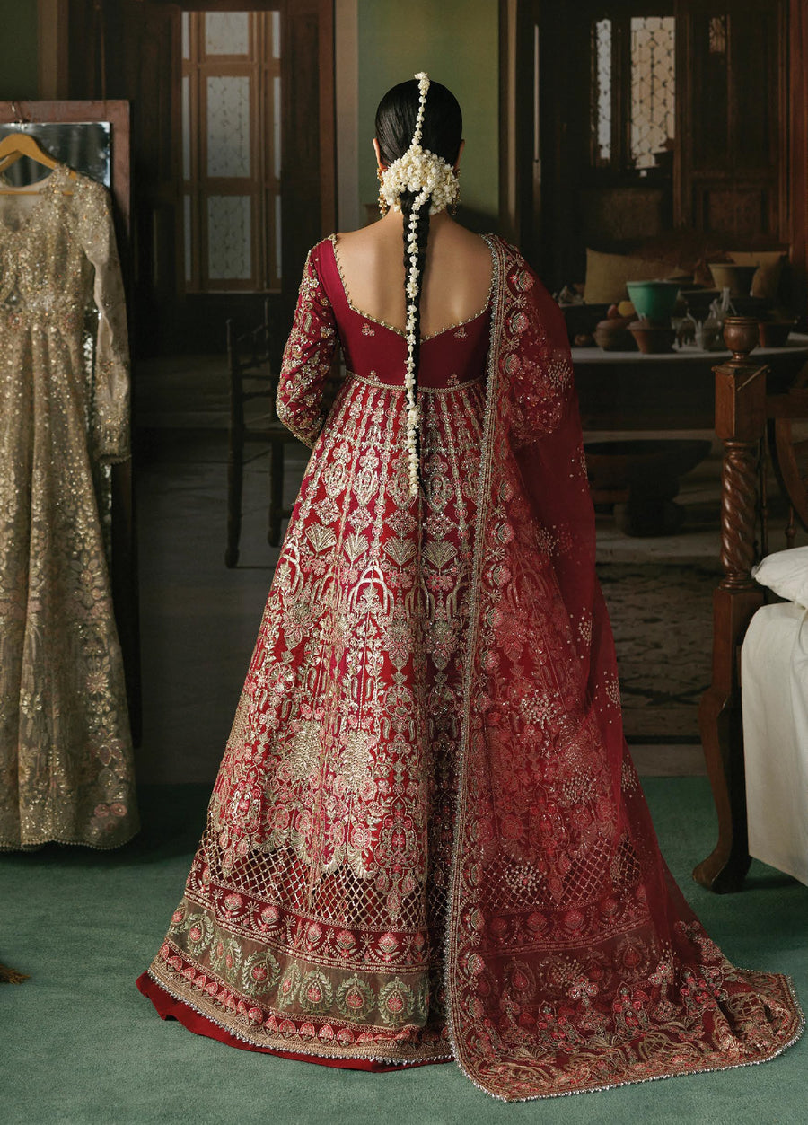 Afrozeh Shehnai Hand Work Raw Silk Unstitched 3Pc Suit AFR-0160 Virsa