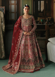 Afrozeh Shehnai Hand Work Raw Silk Unstitched 3Pc Suit AFR-0160 Virsa