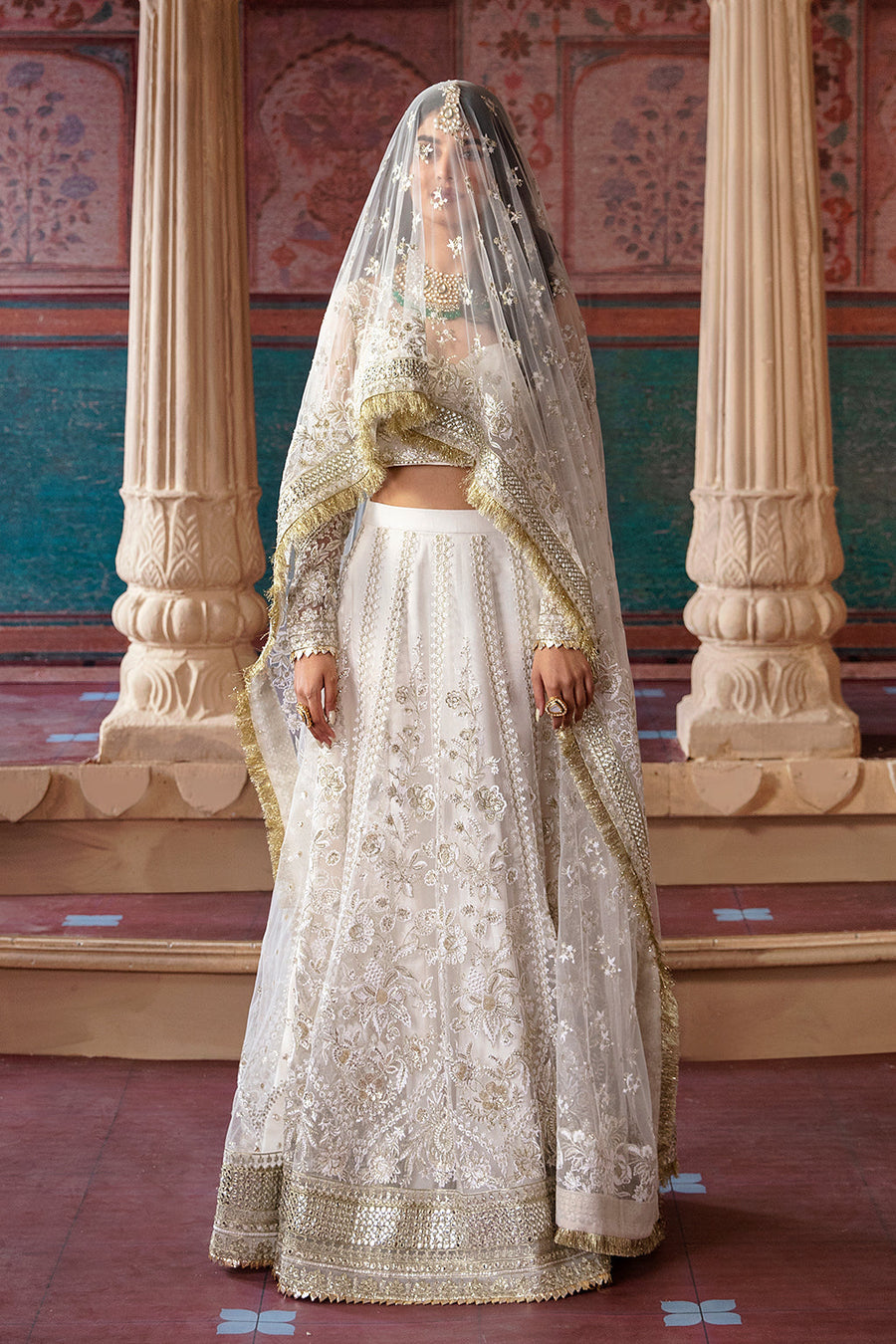 Afrozeh Shehnai Unstitched Wedding Formal 3Pc Suit AFS-23-V1-02 Khazina