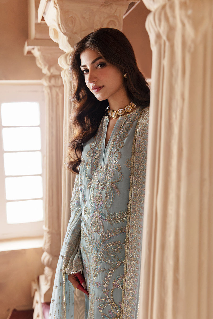 Afrozeh Shehnai Unstitched Wedding Formal 3Pc Suit AFS-23-V1-04 Roop