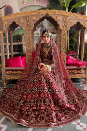 Afrozeh Shehnai Unstitched Wedding Formal 3Pc Suit AFS-23-V1-06 Tabeer