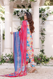 Feathers Premium Printed Lawn Unstitched 3Pc Suit AFSANA-FT192