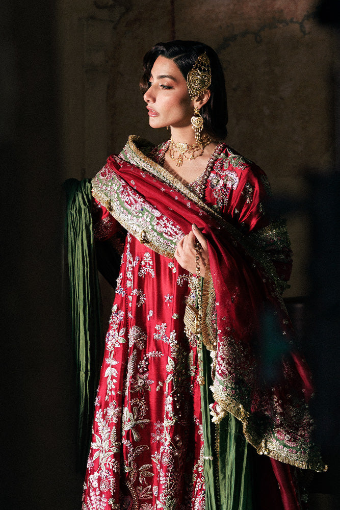 Freeshia by Suffuse Embroidered Shesha Silk Unstitched 3Pc Suit - AFSANAE