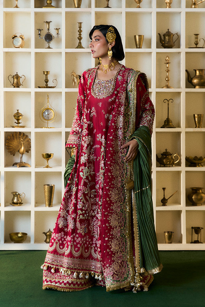 Freeshia by Suffuse Embroidered Shesha Silk Unstitched 3Pc Suit - AFSANAE