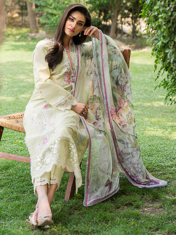 Wisteria by Roheenaz Embroidered Lawn Unstitched 3Pc Suit RUNSS23025B