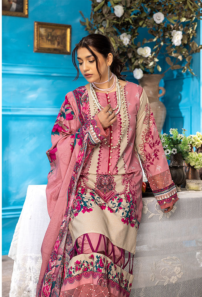 Aangan by Humdum Digital Printed Lawn Unstitched 3Pc Suit AG-09