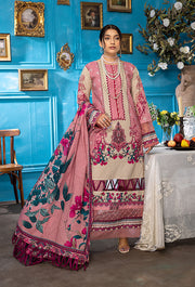 Aangan by Humdum Digital Printed Lawn Unstitched 3Pc Suit AG-09