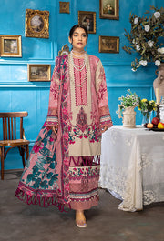 Aangan by Humdum Digital Printed Lawn Unstitched 3Pc Suit AG-09
