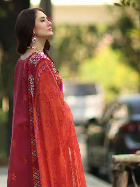 Charizma Aghaz e Nou Embroidered Lawn Unstitched 3Pc Suit AG6-02